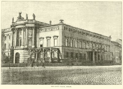 Pałac Królewski, Berlin, marzec 1871 autorstwa English School