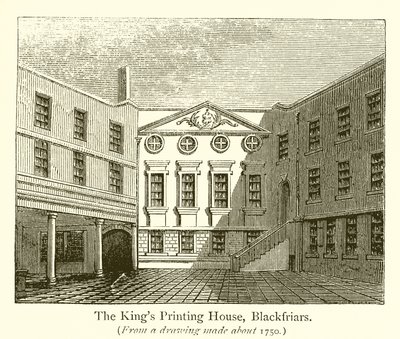 Drukarnia Kings, Blackfriars autorstwa English School