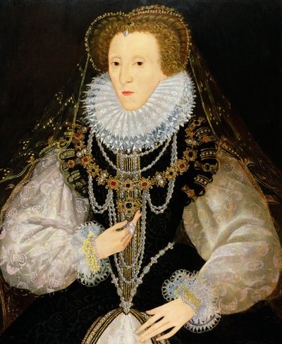 Portret z Kitchener królowej Elżbiety I (1533-1603) ok. 1550 autorstwa English School