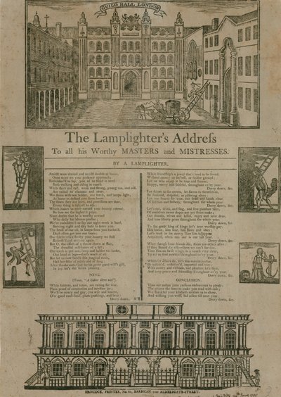 Latarnicy przemawiają do wszystkich swoich godnych mistrzów i kochanek — Lamplighter autorstwa English School