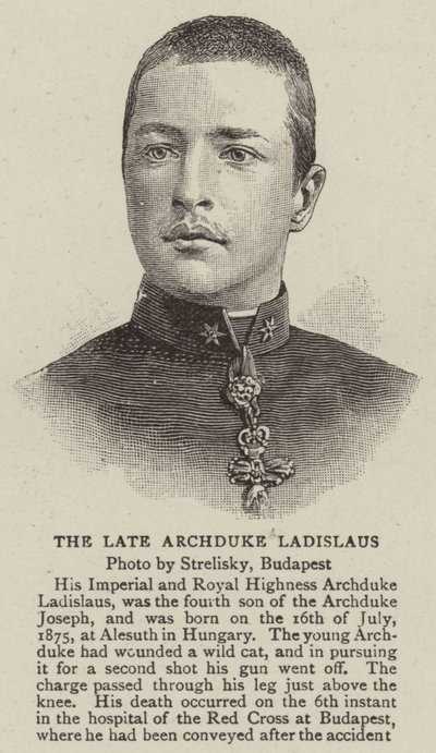 Późny Arcyksiążę Władysław (rycina) autorstwa English School