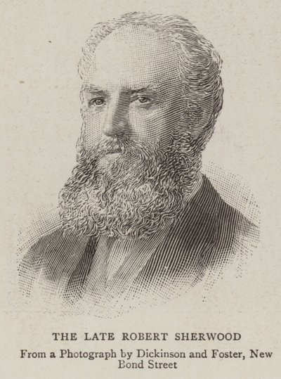 Późny Robert Sherwood (grafika) autorstwa English School