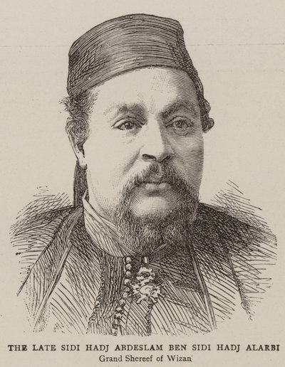Thalat Sidi Hadj Abdessalem Ibn Sidi Hadj Al-Arabi (rycina) autorstwa English School