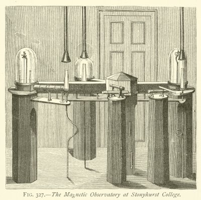 Obserwatorium Magnetyczne w Stonyhurst College (grafika) autorstwa English School