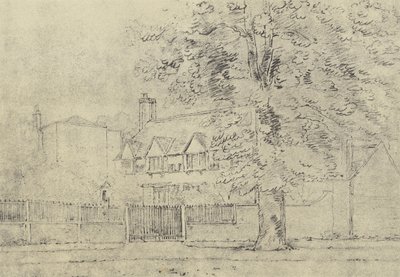 Dwór, ok. 1770 (grawiura) autorstwa English School