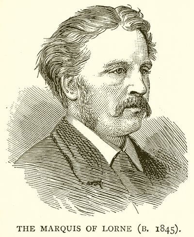 Markiz Lorne (ur. 1845) autorstwa English School