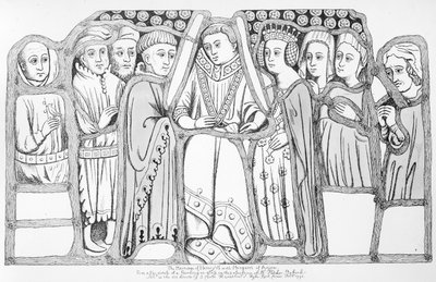 Ślub Henryka VI i Małgorzaty Andegaweńskiej, wyd. przez J. Cartera Hamiltona, 1793 autorstwa English School