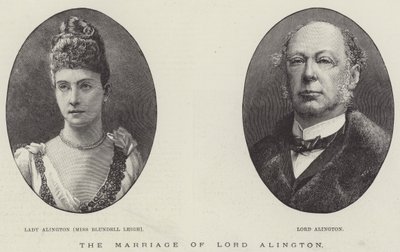 Wesele Lorda Alingtona (grawerowanie) autorstwa English School