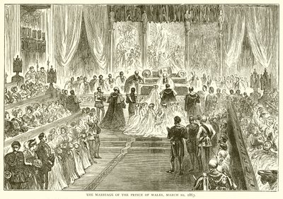 Ślub księcia Walii, 10 marca 1863 r autorstwa English School