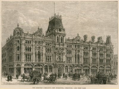 Nowe budynki The Mercers Company, Cheapside, Londyn autorstwa English School