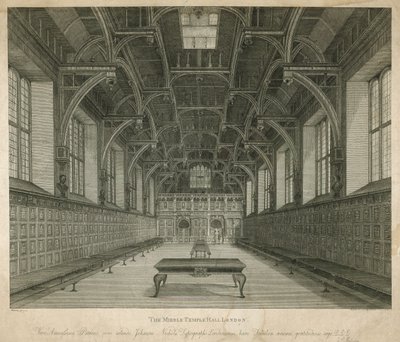 Sala Średniej Świątyni, Londyn autorstwa English School