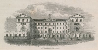 Powiększony szpital Middlesex autorstwa English School
