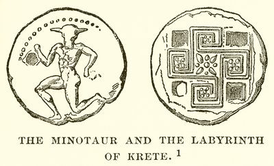 Minotaur i Labirynt Krety autorstwa English School