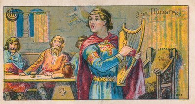 Minstrel (chromolitho) autorstwa English School