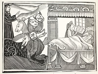 Cud cudów, ilustracja z książki rozdziałów XVIII wieku autorstwa Johna Ashtona, wyd. 1882 autorstwa English School