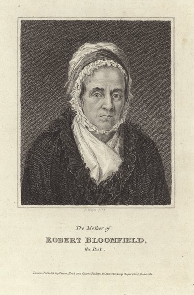 Matka Roberta Bloomfielda, poety (rycina) autorstwa English School