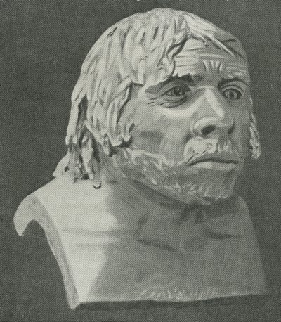 Neandertalczyk z La Chapelle-aux-Saints autorstwa English School