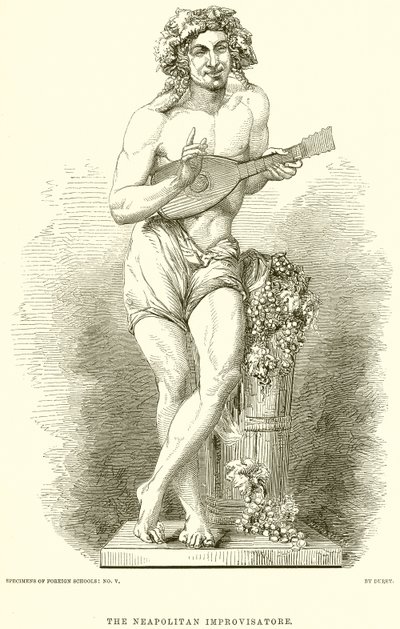Improwizator neapolitański autorstwa English School
