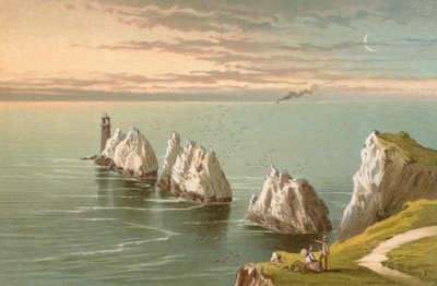 Igły — wyspa Wight autorstwa English School