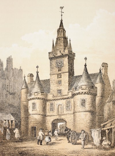 The Netherbow Port, Edynburg, z „The Scots Worthies Według Howie