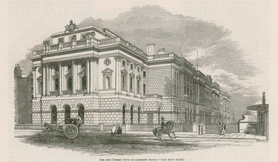 Nowe (zachodnie) skrzydło Somerset House autorstwa English School