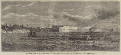 Nowy Fort w pobliżu Sandy Hook, przy wejściu do Zatoki Nowego Jorku (rycina) autorstwa English School