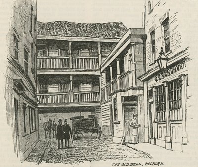 Stary Dzwon, Holborn, Londyn autorstwa English School