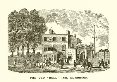 Old Bell Inn w Edmonton autorstwa English School