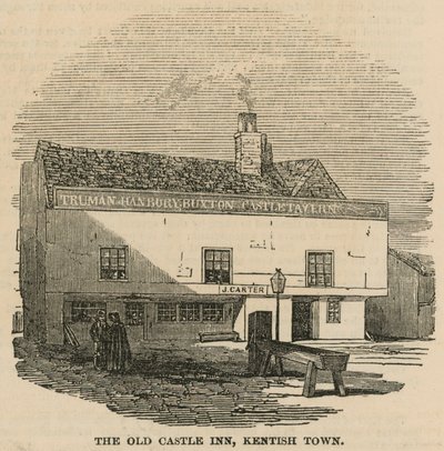 The Old Castle Inn, Kentish Town, Londyn autorstwa English School
