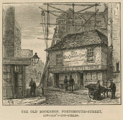Stary sklep z osobliwościami, Portsmouth Street, Lincolns Inn Fields autorstwa English School