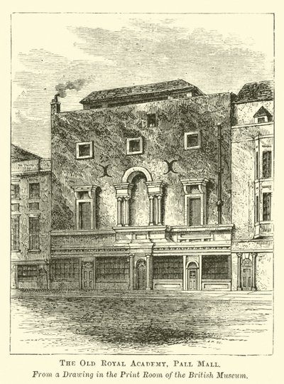 Stara Akademia Królewska, Pall Mall autorstwa English School