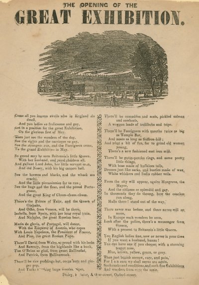 Otwarcie Wielkiej Wystawy autorstwa English School