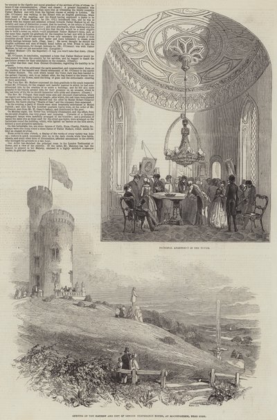 Otwarcie Mathew i City of London Temperance Tower (grawerowanie) autorstwa English School