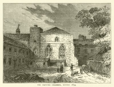 Izba Malowana, przed 1834 r. (rycina) autorstwa English School