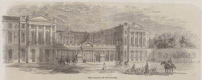 Pałac Compiegne (rycina) autorstwa English School