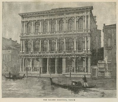 Palazzo Rezzonico, Wenecja autorstwa English School
