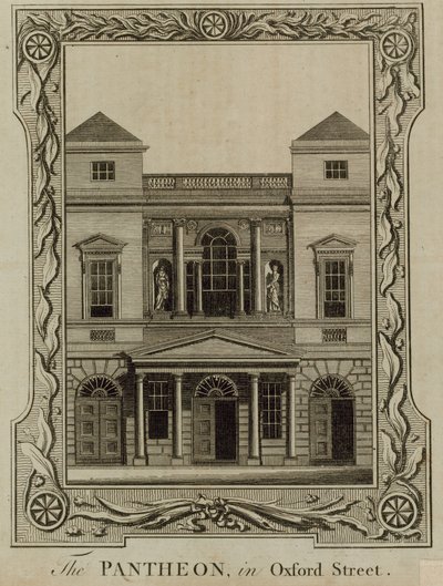 Panteon, Oxford Street, Londyn autorstwa English School