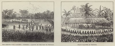 The Peace Palaver at Whydah (rycina) autorstwa English School