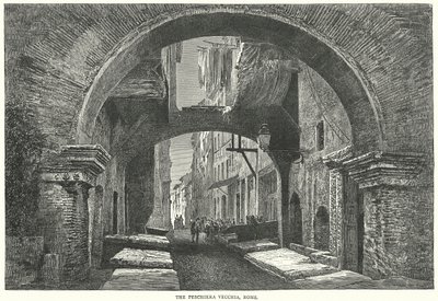 Peschiera Vecchia, Rzym (rycina) autorstwa English School