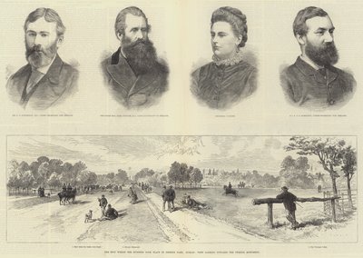 Morderstwa w Phoenix Park (rycina) autorstwa English School