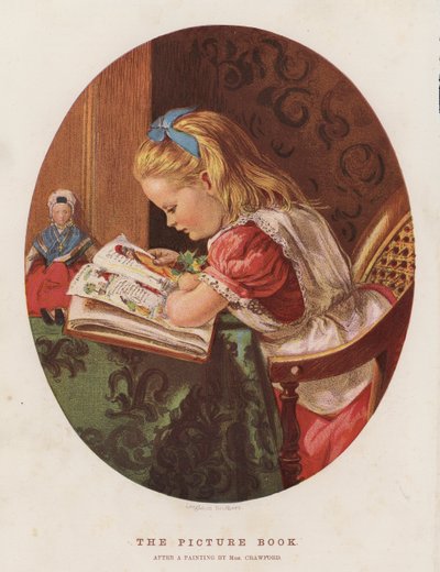 Książka obrazkowa (kolorowa litografia) autorstwa English School