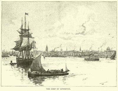 Port w Liverpoolu autorstwa English School