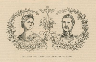Książę i księżna Fryderyk Wilhelm pruski autorstwa English School