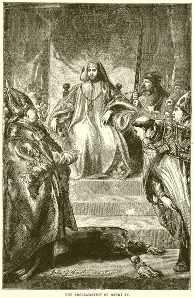 Proklamacja Henryka IV autorstwa English School