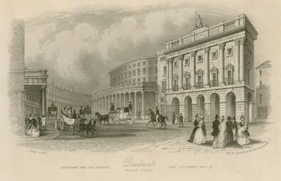 Kwadrant, Regent Street, Londyn autorstwa English School
