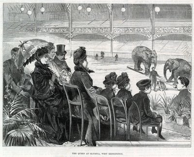 Królowa w Olimpii, West Kensington autorstwa English School