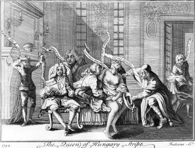 Królowa Węgier Stript, 1742 autorstwa English School