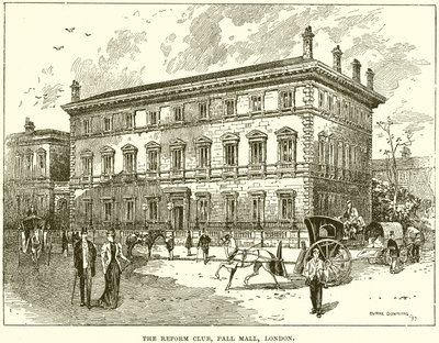 The Reform Club, Pall Mall, Londyn autorstwa English School