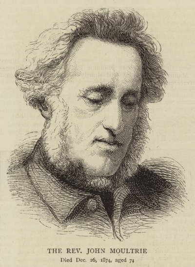 Wielebny John Moultrie (rycina) autorstwa English School