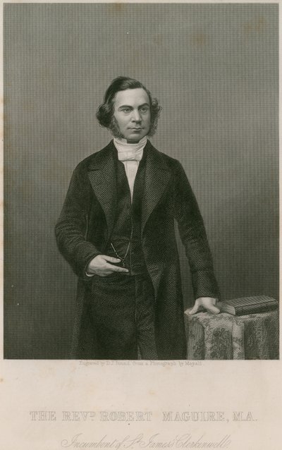 Wielebny Robert Maguire, St James Clerkenwell autorstwa English School